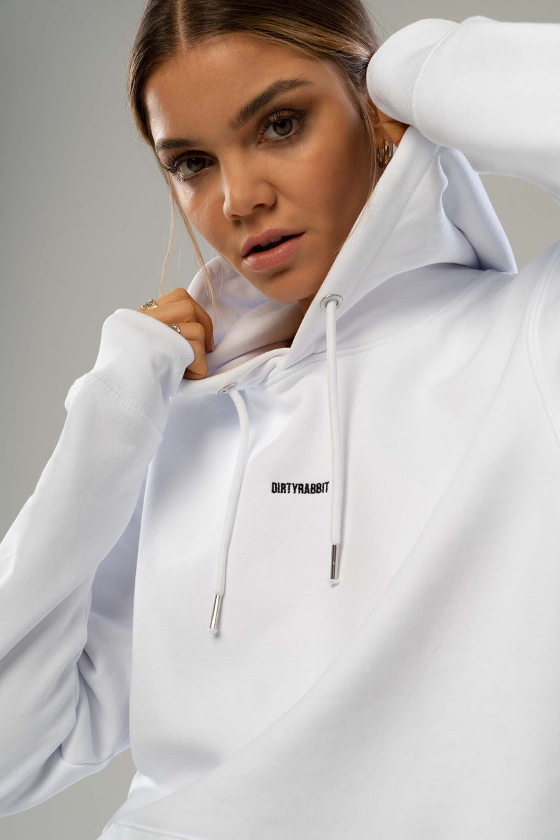 White Edition Damen Hoodie - www.dirty-rabbit.com – DIRTY RABBIT